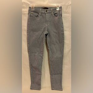 Levis jeans 27 woman stripes white and blue